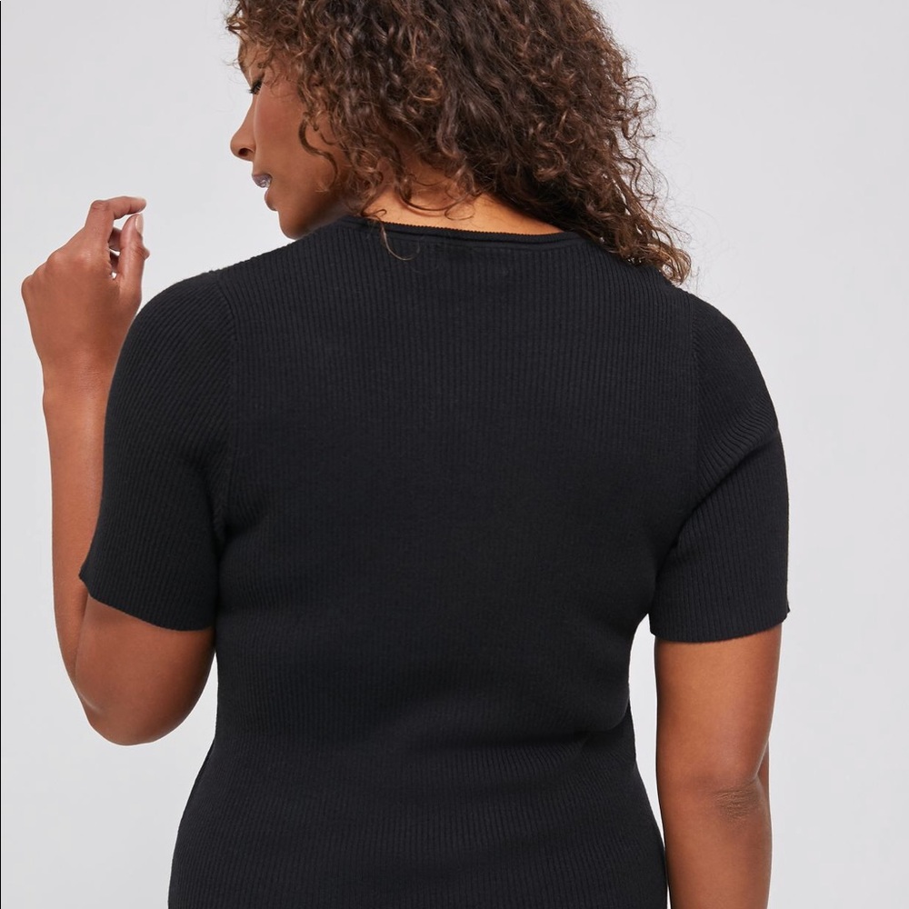 Anthropologie | Josefa Ribbed Tee | Size XS - Picture 4 of 8